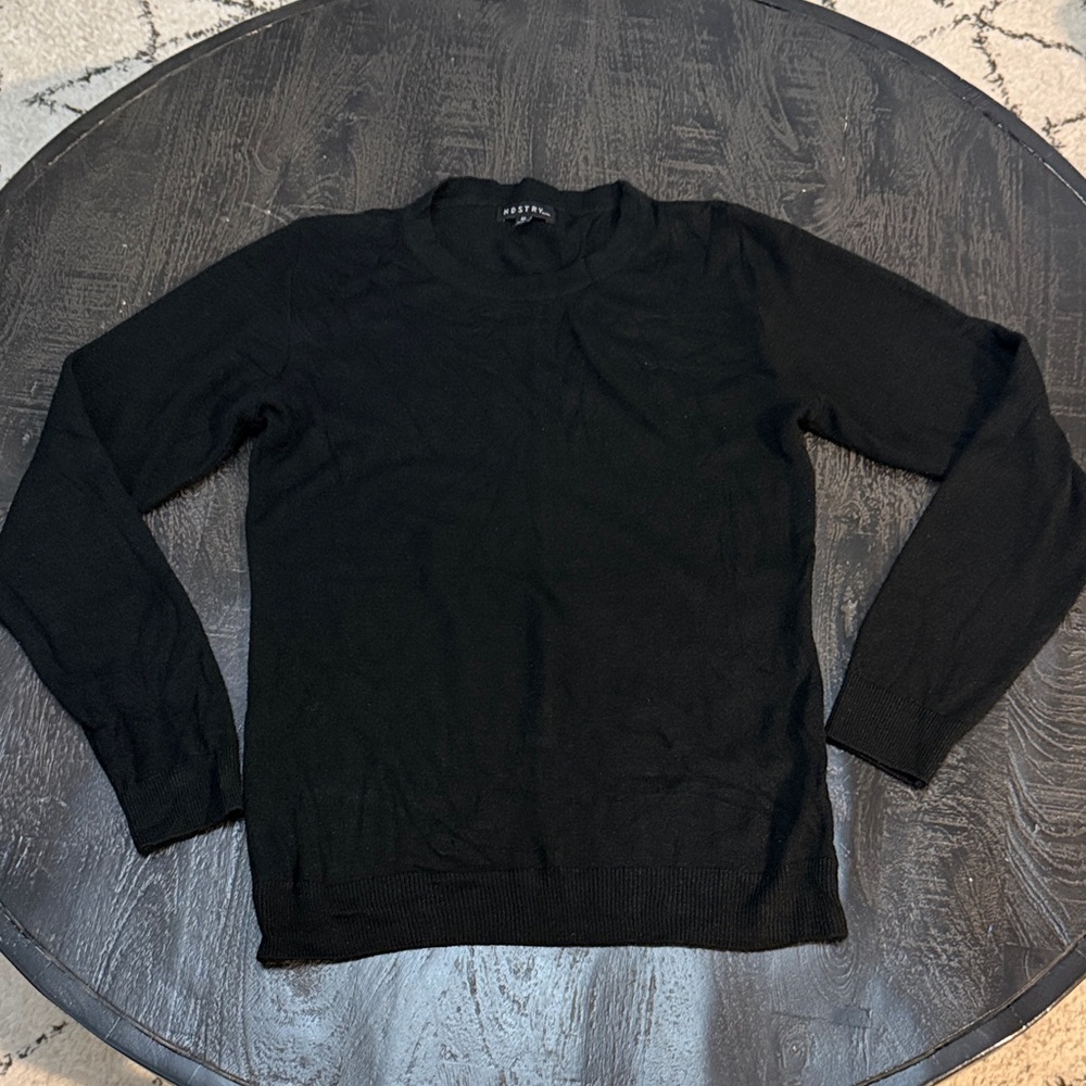 Women's Black Crewneck Sweater